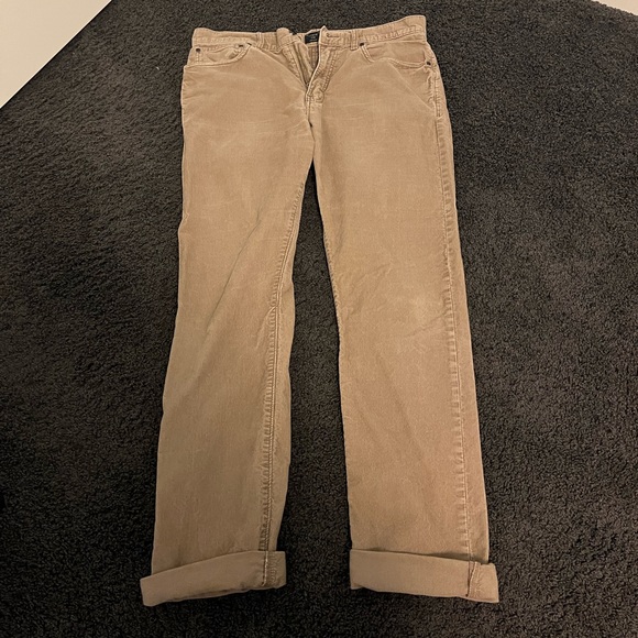 Tan mens corduroy pants - Picture 1 of 1